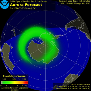 Current Southern hemispheric power input map