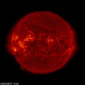 SOHO EIT 304 image of the sun