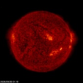 SOHO EIT 304 image of the sun